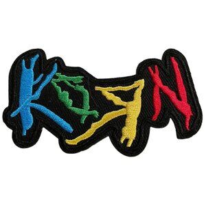 3/$15: Korn Rock and Roll Music Band Iron-On Sew-On Embroidered Patch